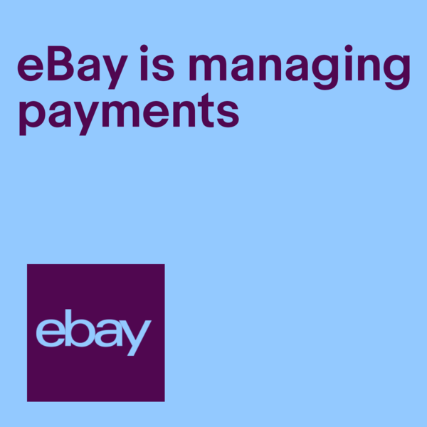 eBay is managing payments