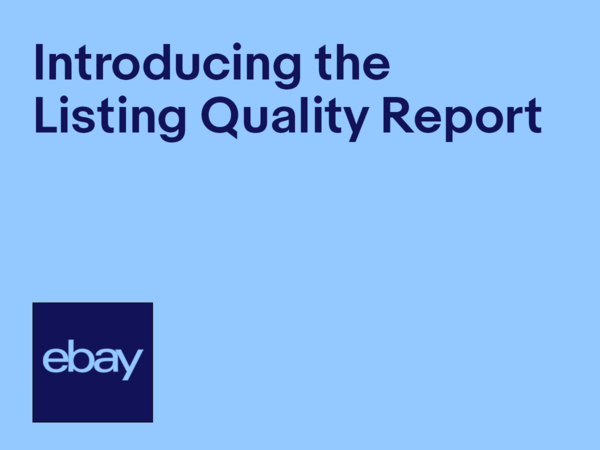 video introducing the Listing Quality Report